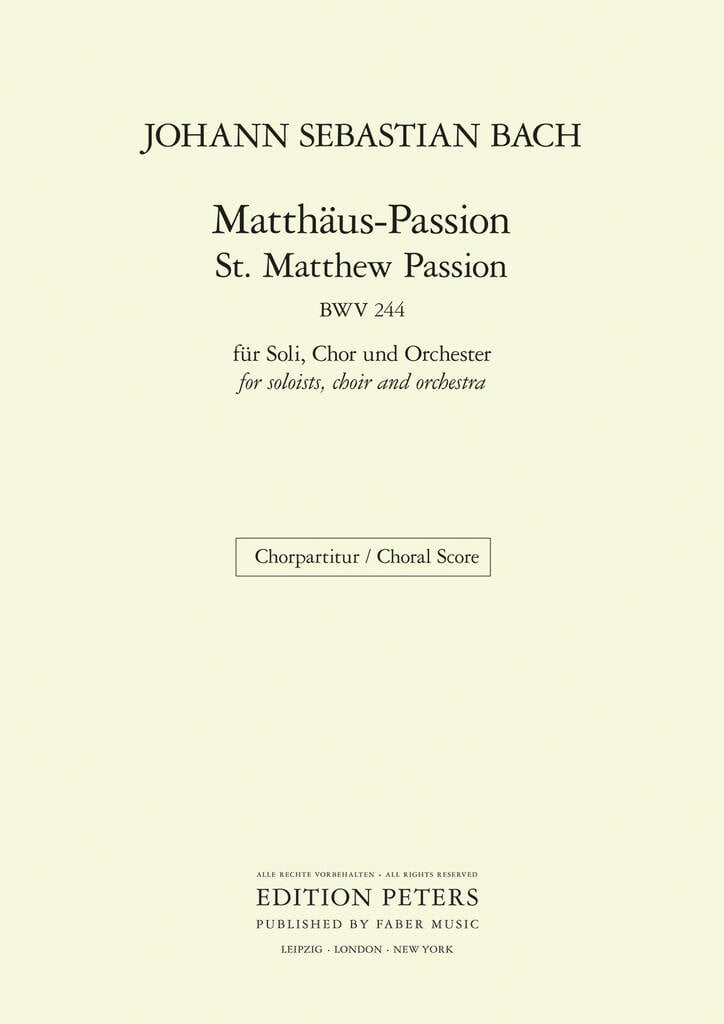 St. Matthew Passion